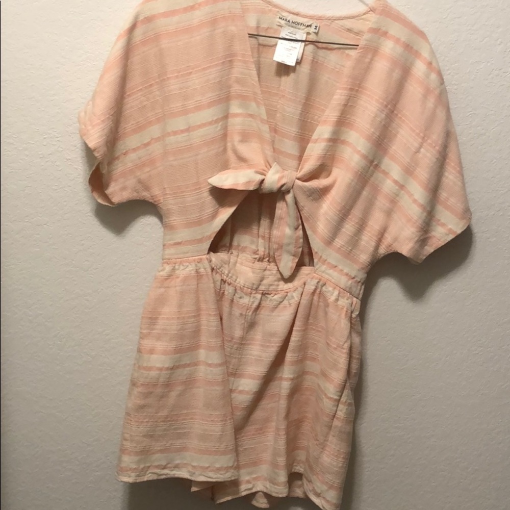 Mara Hoffman like new romper/cover up
